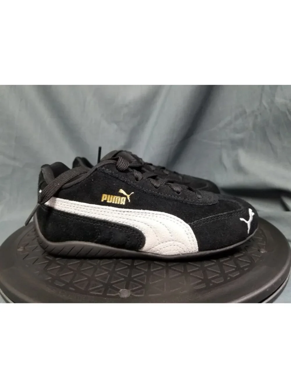 Puma Girls Speedcat PS Lace Up Sneakers Black Size 1c NEW NO BOX! - Picture 9 of 11